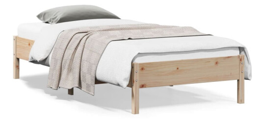vidaXL Sengeramme 100x200 cm heltre furu 8721012428690