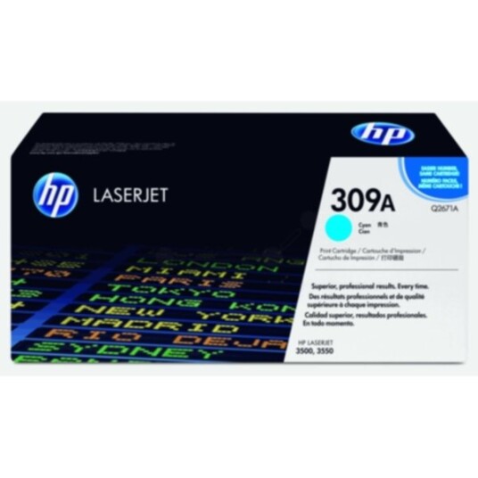 HP Q2671A HP 309A Tonerkassett Cyan HP Q2671A HP 309A Tonerkassett Cyan