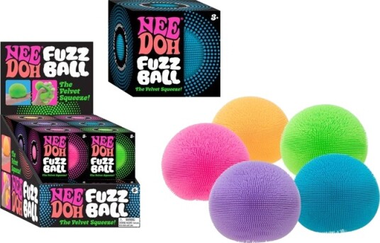 NeeDoh Fuzz Ball Classic 5 Asst. CDU NeeDoh Fuzz Ball Classic 5 Asst. CDU