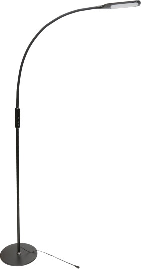 Platinet PFLU19A LED Gulvlampe 9W Svart
