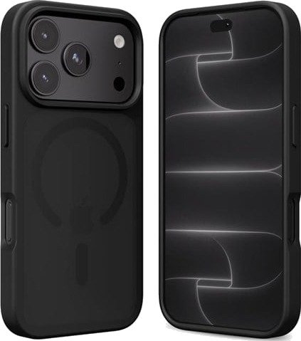 CRONG Hybrid MATTE Magnetic case with MagSafe for iPhone 18 Pro / iPhone 17 Pro - Black