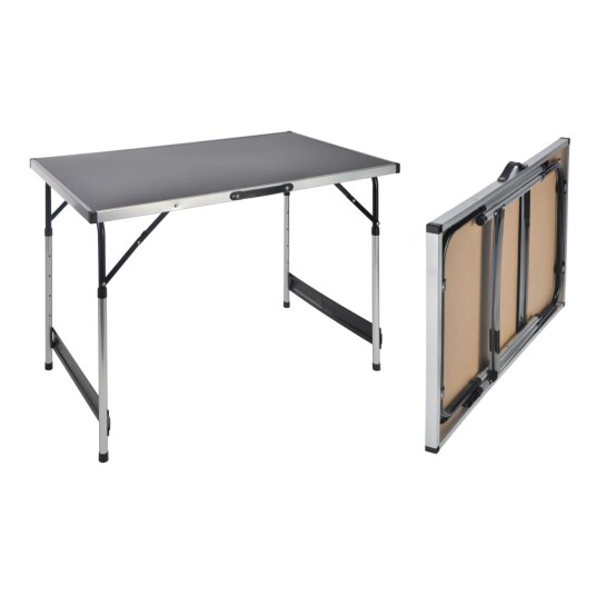 Hi HI Sammenleggbart bord 100x60x94 cm aluminium 423913