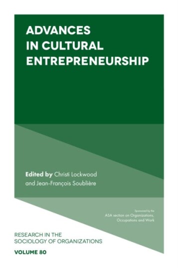 Advances In Cultural Entrepreneurship