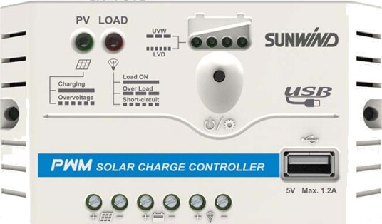 Sunwind Solcelleregulator Basic 20A 12/24v