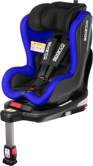 Sparco SK500I Barnesete Med Isofix Gruppe 0+1 0-18kg 0-4 År Blå