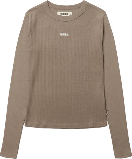 Woodbird Wbxao Ls Base Tee Beige L