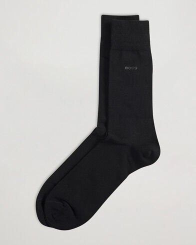 Boss 2-Pack RS Uni Socks Black Boss 2-Pack RS Uni Socks Black