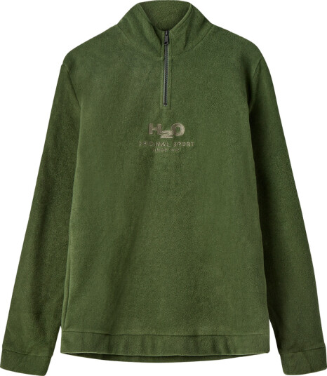 H2O Blåvand 2 Half Zip Fleecetrøye Olivengrønn 2XS
