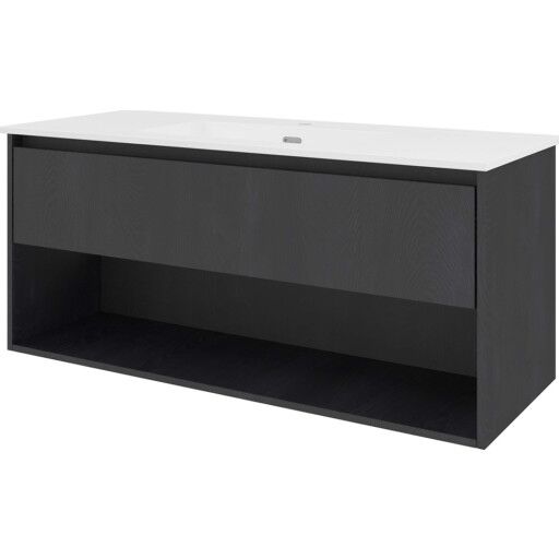 Sanibell Proline møbelpakke 121x46 cm sort eik Sanibell Proline møbelpakke 121x46 cm sort eik