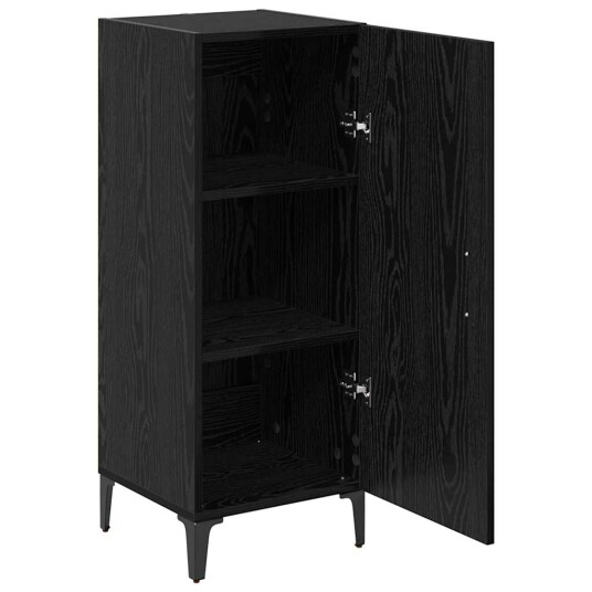 Serviesskap Svart Eik 34,5 x 34 x 90 cm Konstruert tre