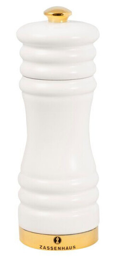 Zassenhaus München pepperkvern matt 15 cm Hvit-gull
