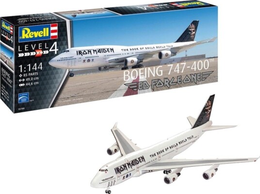 Revell 1/144 Boeing 747-400 Ed Force One Modellbyggesett