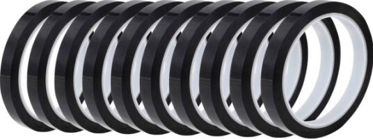Tru Components Esd-Teip (10 Stk) Svart L X B: 36 M X 10 Mm, Antistatisk Rutenett