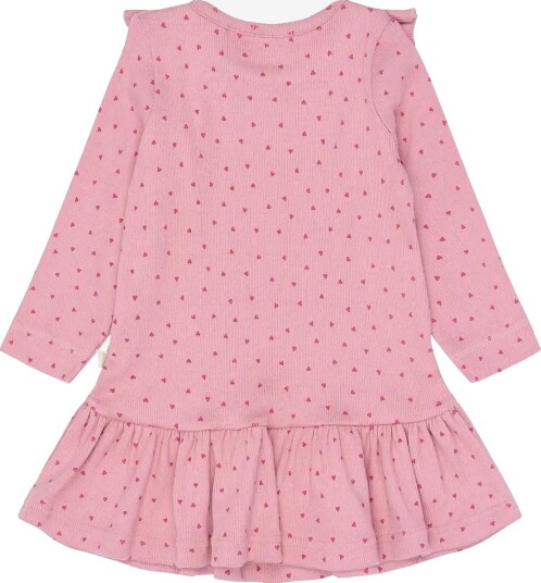 Petit Piao Ppsonja L_S Dress ROSE ELEGANCE HEART AOP 86