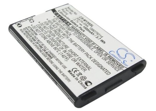 Sagem myX-6 batteri (1000 mAh 3.7 V, Sort) Sagem myX-6 batteri (1000 mAh 3.7 V, Sort)