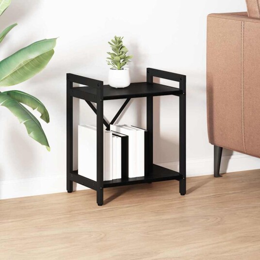 Bokhylle Svart eik 40 x 30 x 48,5 cm Konstruert tre