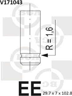 BGA V171043 Utløpsventil