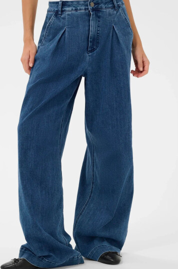 Kaffe Kalea Wide Jeans   Blue   42