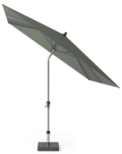 Platinum Riva parasoll Olivengrønn/grå exkl. parasollfot 2,5 x 2,5 m Grønn
