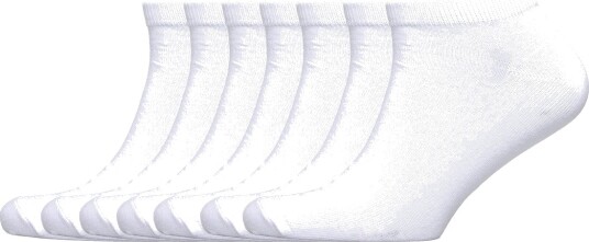 Jack & Jones Jacdelan Short Socks 7 Pack   White   ONE SIZE
