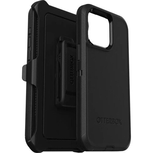 OtterBox Defender Series iPhone 15 Pro Max Deksel med Belteholder - Svart