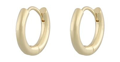Snö Of Sweden Amsterdam Small Earring Plain Gold 15mm