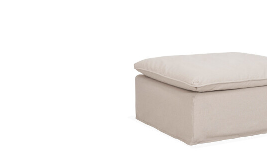 Soffadirekt POLSTER Dover Grand Deluxe fotskammel Lin Beige Soffadirekt POLSTER Dover Grand Deluxe fotskammel Lin Beige