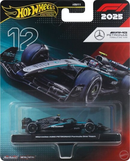 Hot Wheels Modellbil Racing Premium F1 Mercedes-AMG Petronas Formula One Team Hot Wheels Modellbil Racing Premium F1 Mercedes-AMG Petronas Formula One Team