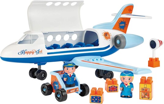 Abrick Airplane w. figures & accessories I-3155