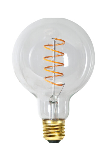 Star Trading LED-pære E27 G95 Decoled Spiral Clear 3-step memory 1699380-01-0 1699382-01-0