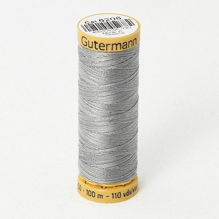 Gütermann Sytråd Bomull 6206 Grå 100m