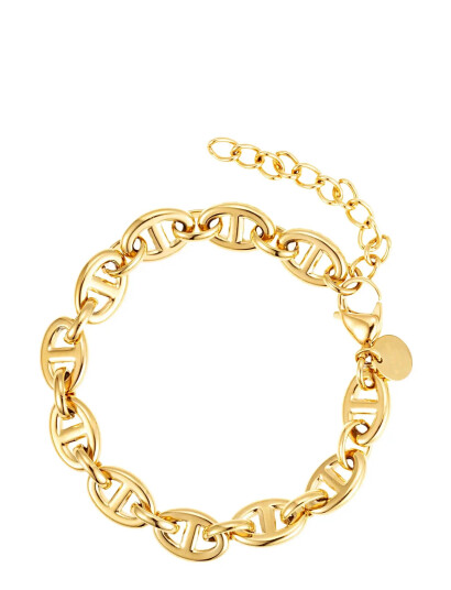 By Jolima Celine Chain Bracelet Gold ONE SIZE 22 cm By Jolima Celine Chain Bracelet Gold ONE SIZE 22 cm