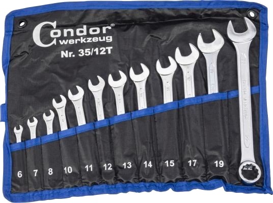Condor werkzeug 35-12T Kombinasjonsnøkkelsett