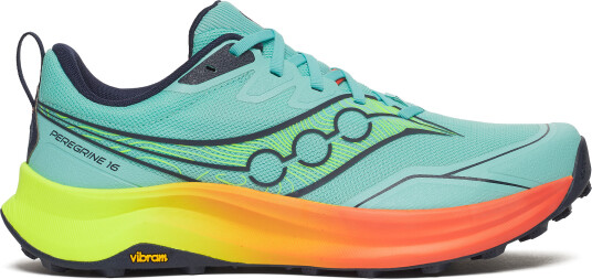 Saucony Men"s Peregrine 16 Splash/citron 40 Saucony Men"s Peregrine 16 Splash/citron 40