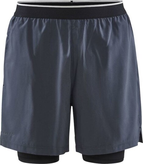 Craft Men's Adv Charge 2-In-1 Stretch Shorts XL, Asphalt