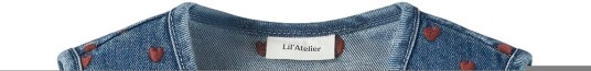 Lil"Atelier Nmfliva Loose Dnm Vest 2001 Se Lil Blue 110