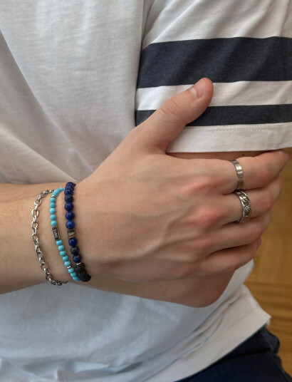Samie Evolution Bracelet Blue 17 cm Samie Evolution Bracelet Blue 17 cm