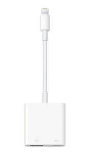 Apple Lightning til USB 3 Kamera Adapter - Hvit 0.1m