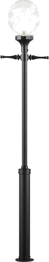 Konstsmide Orion lyktestolpe E27 svart ink stolpe. Maks 100W. 468-750