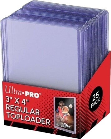 Ultra Pro Standard Toploaders 25 stk | Beskyttelse for Samlekort 3x4" | Optimal Oppbevaring Ultra Pro Standard Toploaders 25 stk | Beskyttelse for Samlekort 3x4" | Optimal Oppbevaring