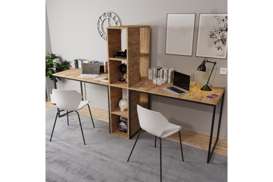 Faisel Skrivebord 60x240 cm Brun