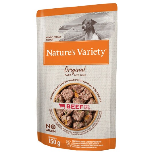 Nature’S Variety 6 + 2 Gratis! 8 X 150 G 300 G Nature'S Variety Original Paté No Grain Mini: Rind 8 X 150 G Nature’S Variety 6 + 2 Gratis! 8 X 150 G 300 G Nature'S Variety Original Paté No Grain Mini: Rind 8 X 150 G