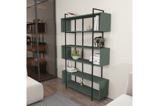 Bokhylle Bruti 120 cm Svart