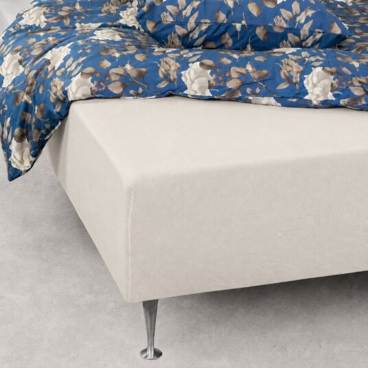 Nordstrand Home Strekk laken   Off white jerseylaken   100% bomull   Formsydd laken til madrass   Nordstrand Home