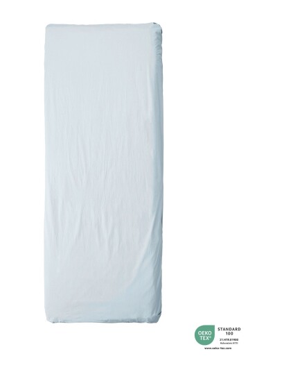 by NORD Flat Sheet, Ingrid, Sky - Blue - 270X160CM