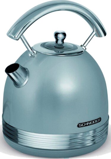 Schneider Consumer SCKE17S Retro Vannkoker 1,7L (2200W) Sølv Schneider Consumer SCKE17S Retro Vannkoker 1,7L (2200W) Sølv