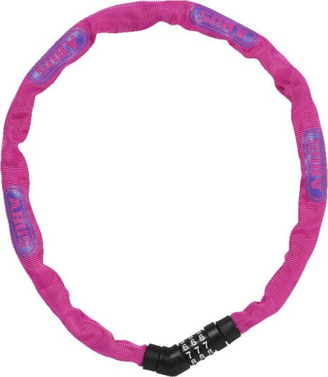 Abus Kjettinglås 4804 Combo Pink 75 cm Abus Kjettinglås 4804 Combo Pink 75 cm