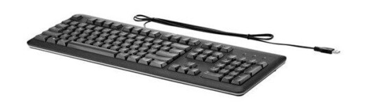 HP USB Tastatur Full Størrelse QWERTY Engelsk Svart HP USB Tastatur Full Størrelse QWERTY Engelsk Svart