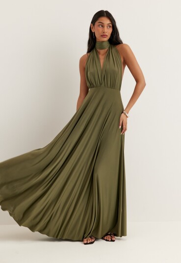 Bubbleroom Occasion Multi Tie Soft Gown