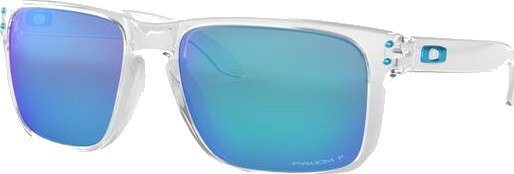 Oakley Holbrook XL Skibriller Transparent med Prizm Sapphire Polariserte Linser